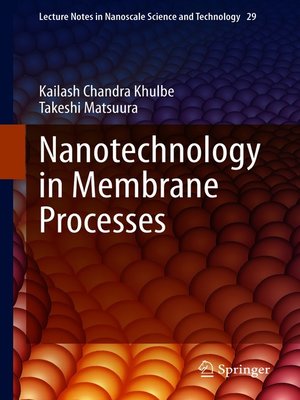 cover image of Nanotechnology in Membrane Processes